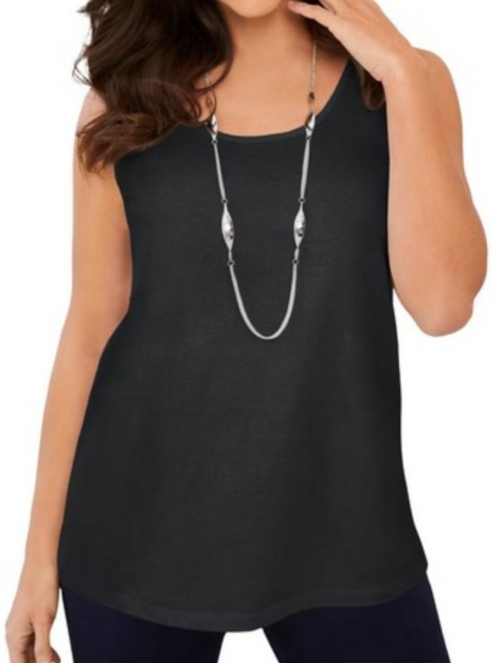 Stretch Horseshoe Neck Tank (sz 18/20)